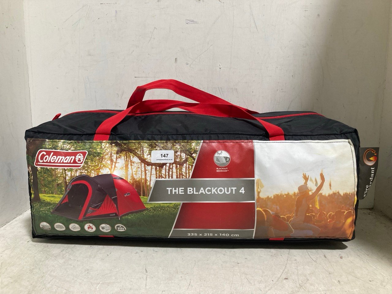 COLEMAN THE BLACKOUT 4 PERSON DOME TENT - RRP £219