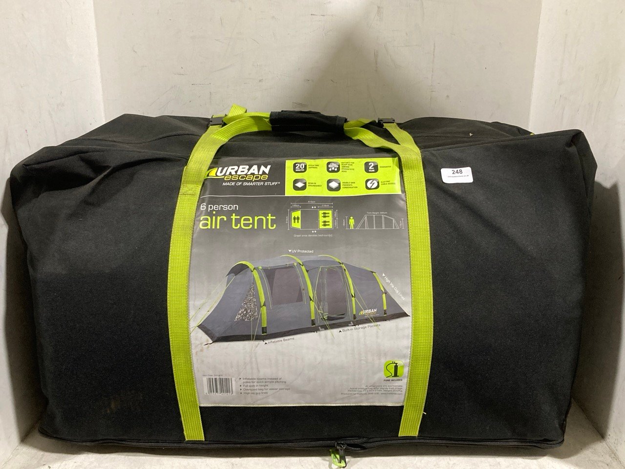 URBAN ESCAPE 6 PERSON AIR TENT - RRP £315