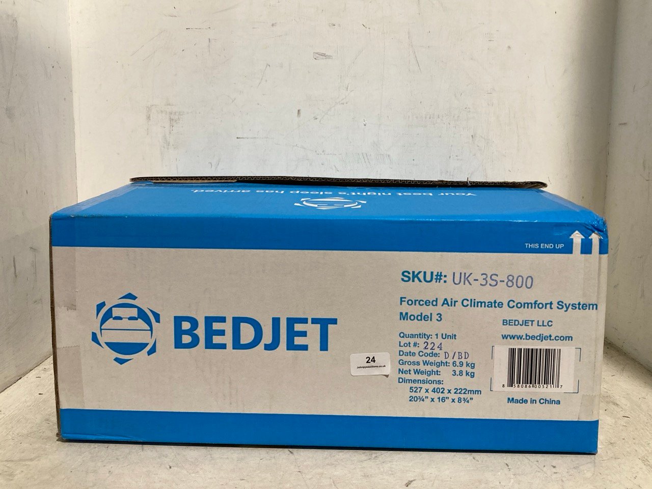 BEDJET 3 FORCED AIR CLIMATE COMFORT SLEEP SYSTEM - RRP £481