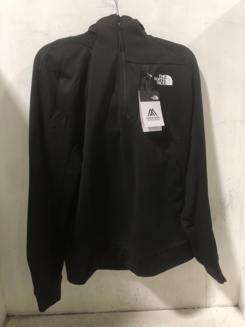 THE NORTH FACE MA ¼ ZIP FLEECE BLACK - SIZE L