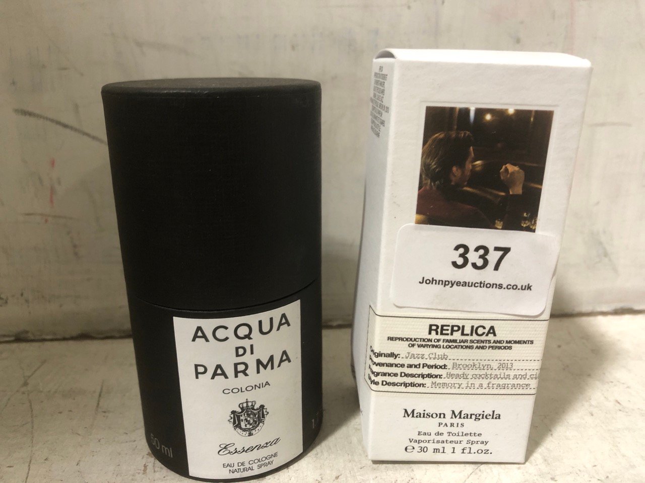 ACQUA DI PARMA ESSENZA EAU DE COLOGNE 50ML TO INCLUDE MAISON MARGIELA REPLICA JAZZ CLUB EAU DE TOILETTE 30ML