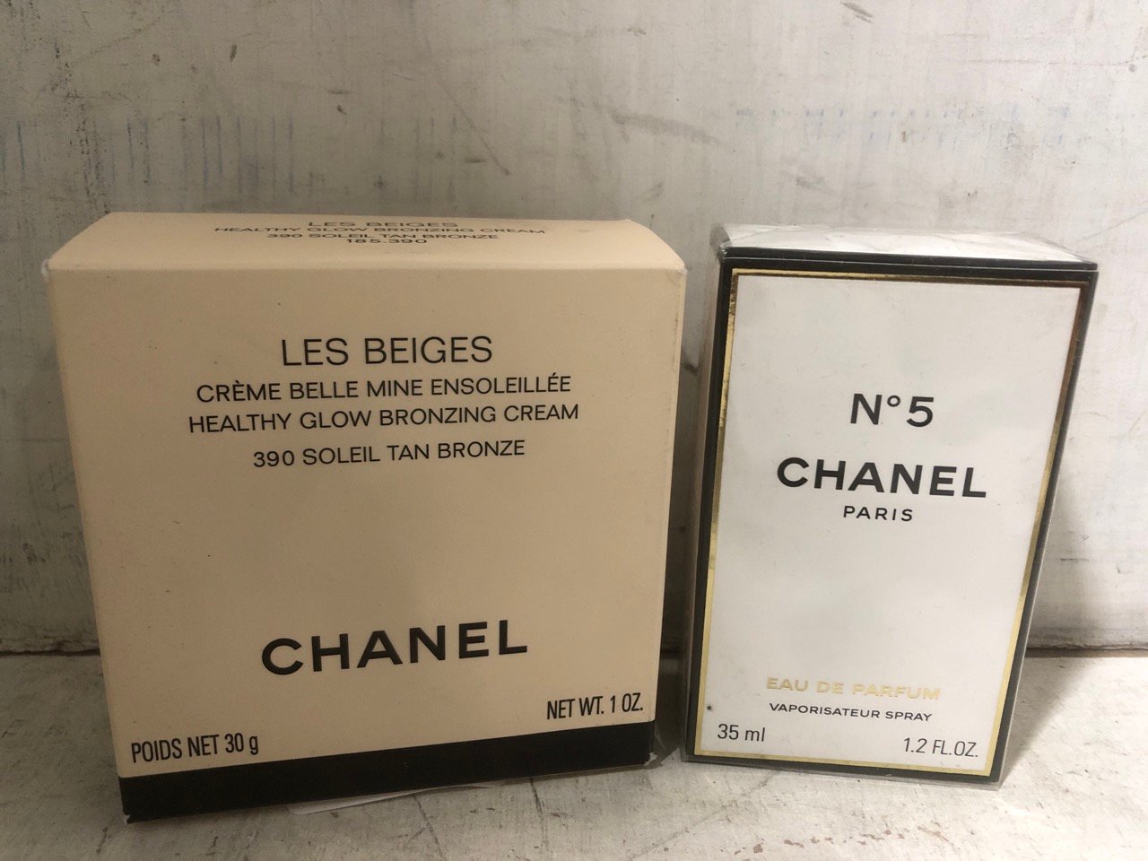 CHANEL NO.5 EAU DE PARFUM 35ML TO INCLUDE CHANEL LES BEIGES HEALTHY GLOW BRONZING CREAM TAN BRONZE 30G