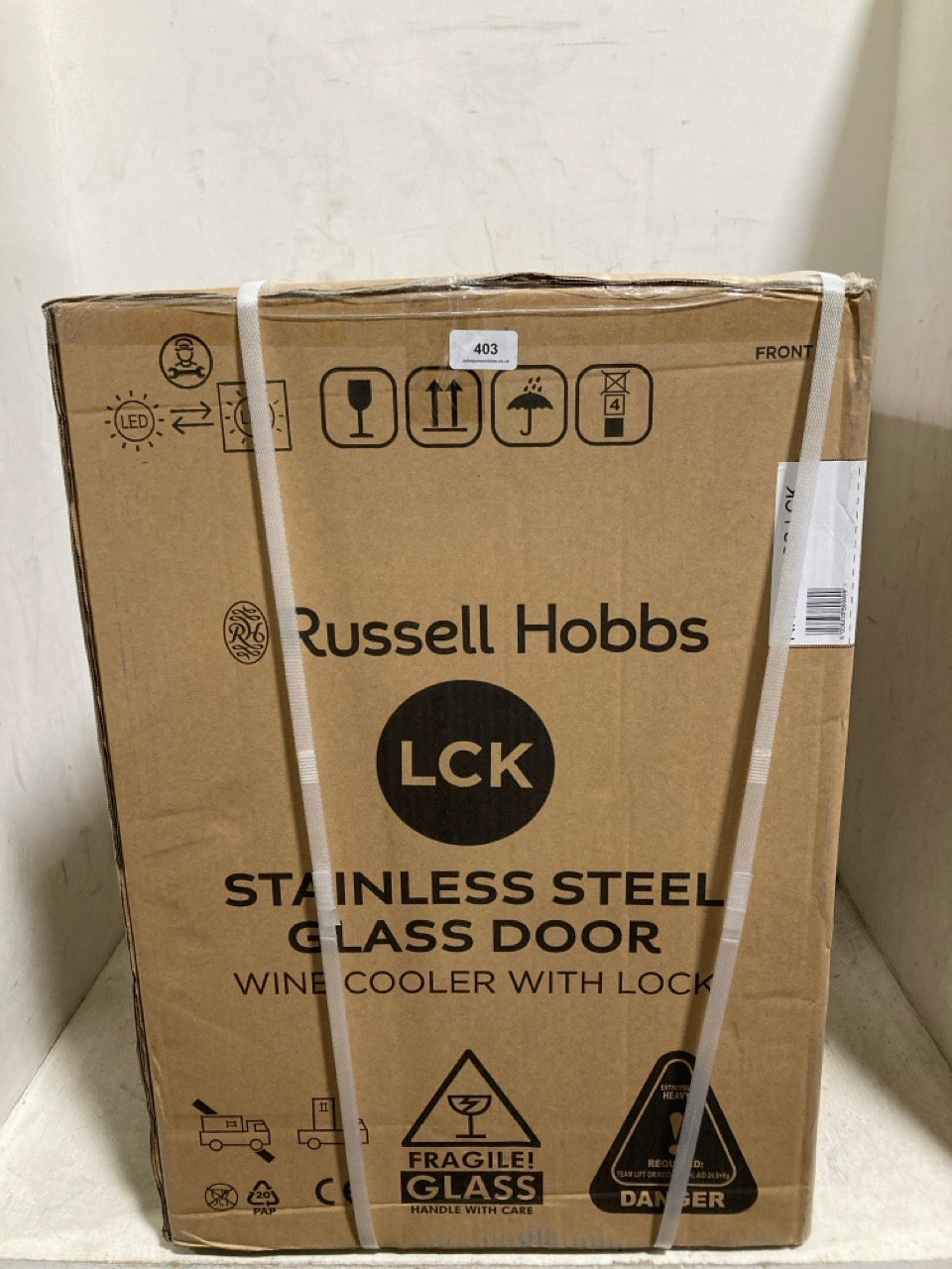 RUSSELL HOBBS WINE COOLER STAINLESS STEEL RHGWC4SS-LCK - RRP £220