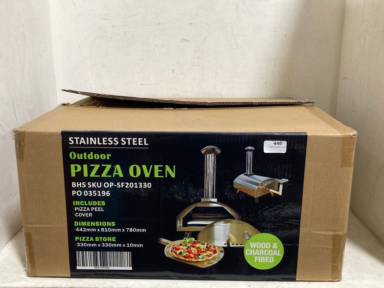 STAINLESS STEEL OUTDOOR PIZZA OVEN OP-SF201330