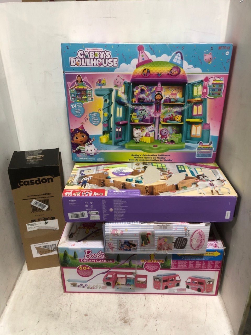 5 X ASSORTED TOYS TO INCLUDE DREAMWORKS GABBY'S DOLLHOUSE PLAYSET