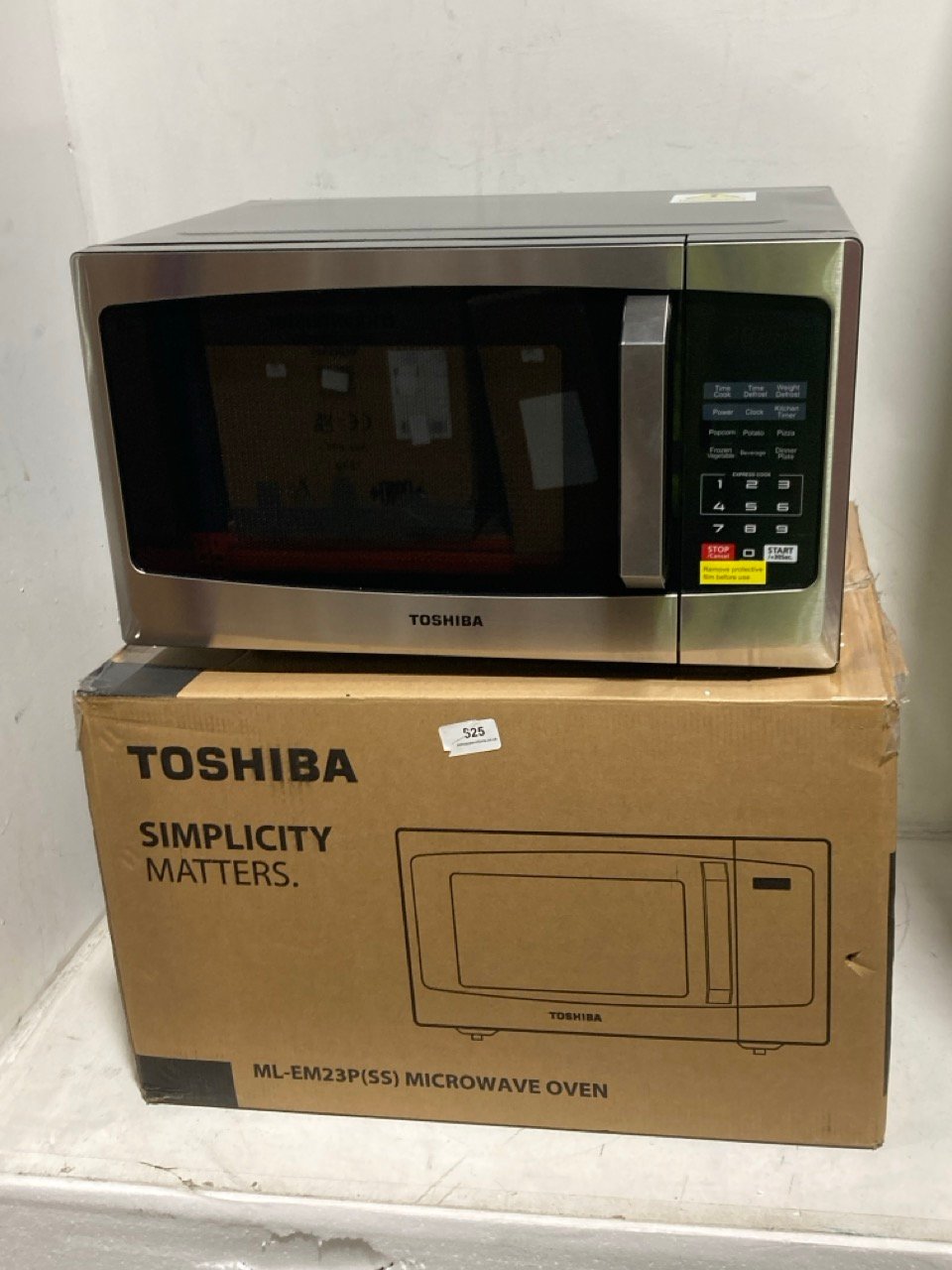 TOSHIBA 800W MICROWAVE OVEN ML-EM23P(SS)