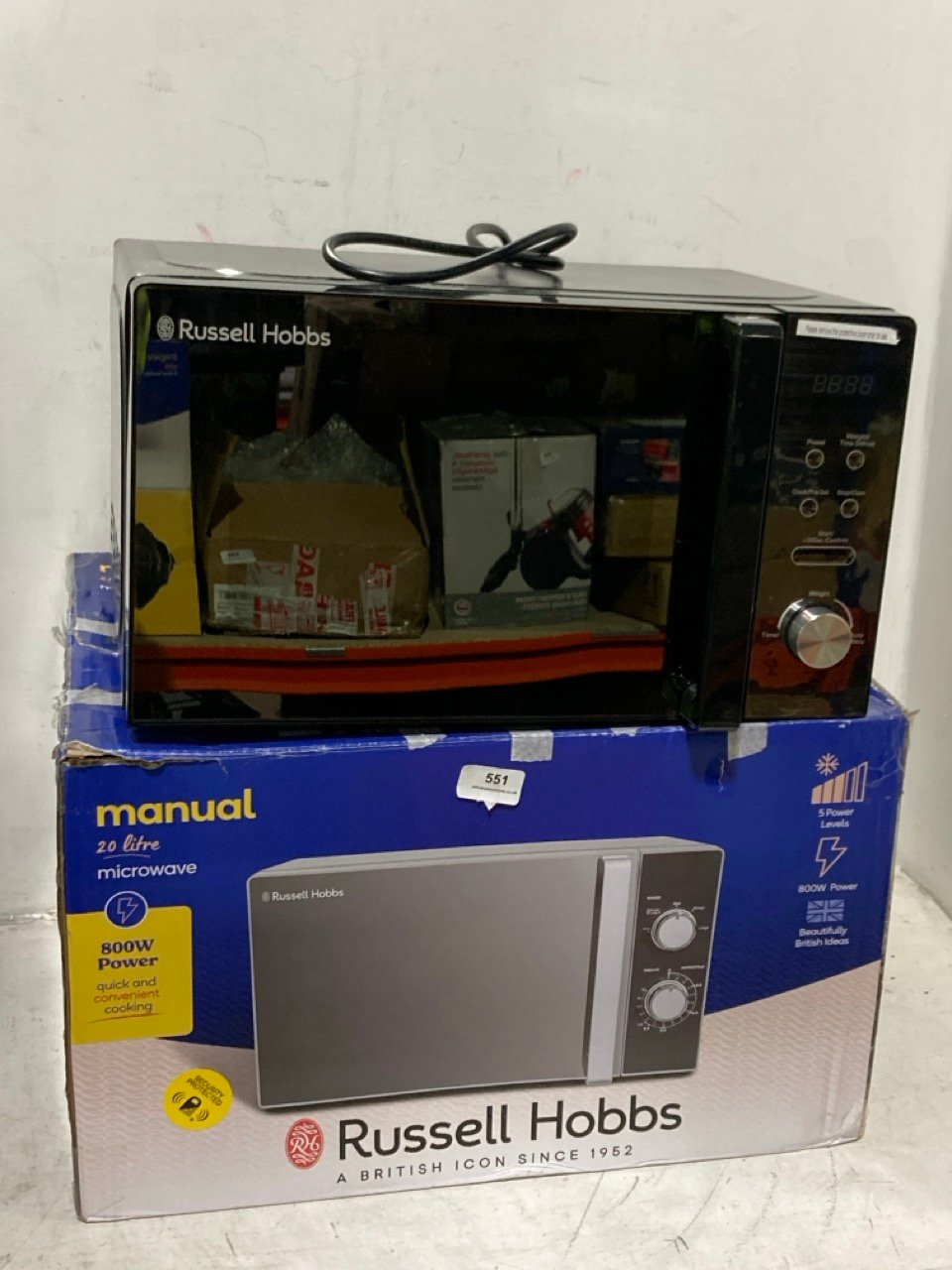 RUSSELL HOBBS MANUAL 20L MICROWAVE