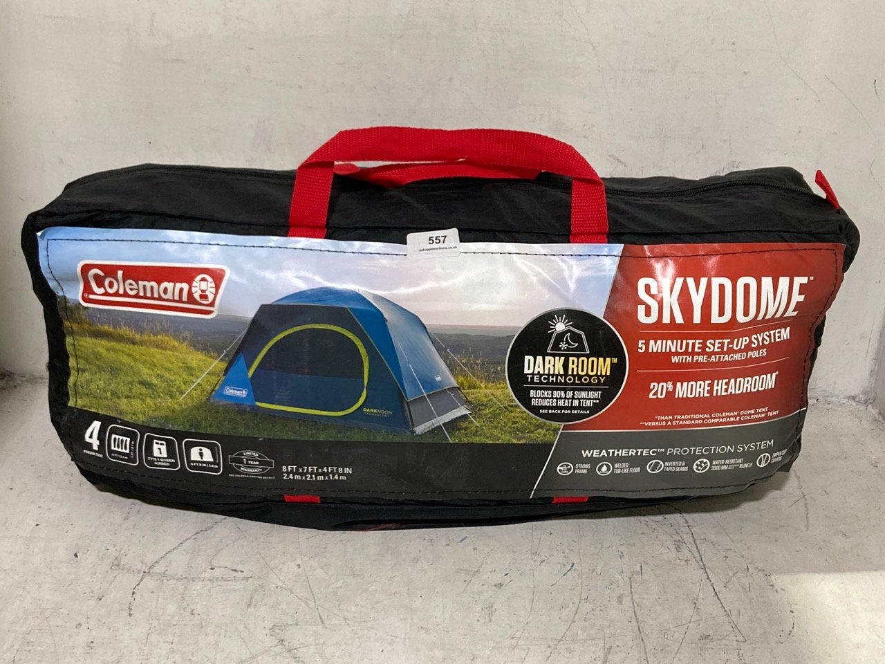 COLEMAN SKYDOME 4 PERSON DOME TENT