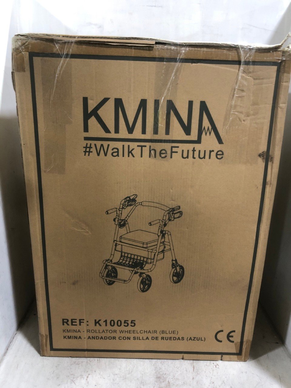 KMINA 2-IN-1 ROLLATOR WHEELCHAIR HYBRID - RRP £199