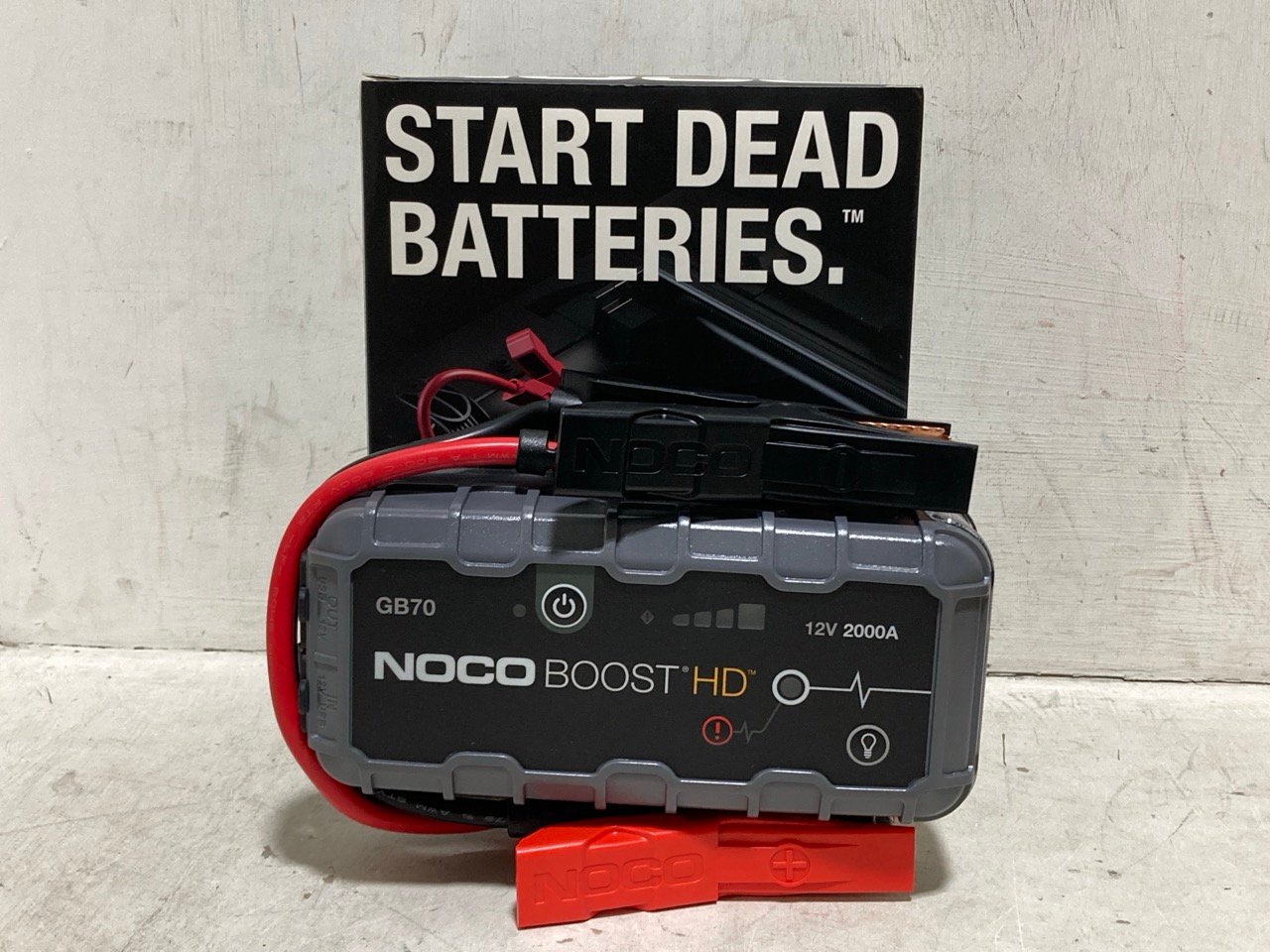 NOCO GB70 BOOST HD 2000A 12V ULTRASAFE PORTABLE LITHIUM JUMP STARTER - RRP £225