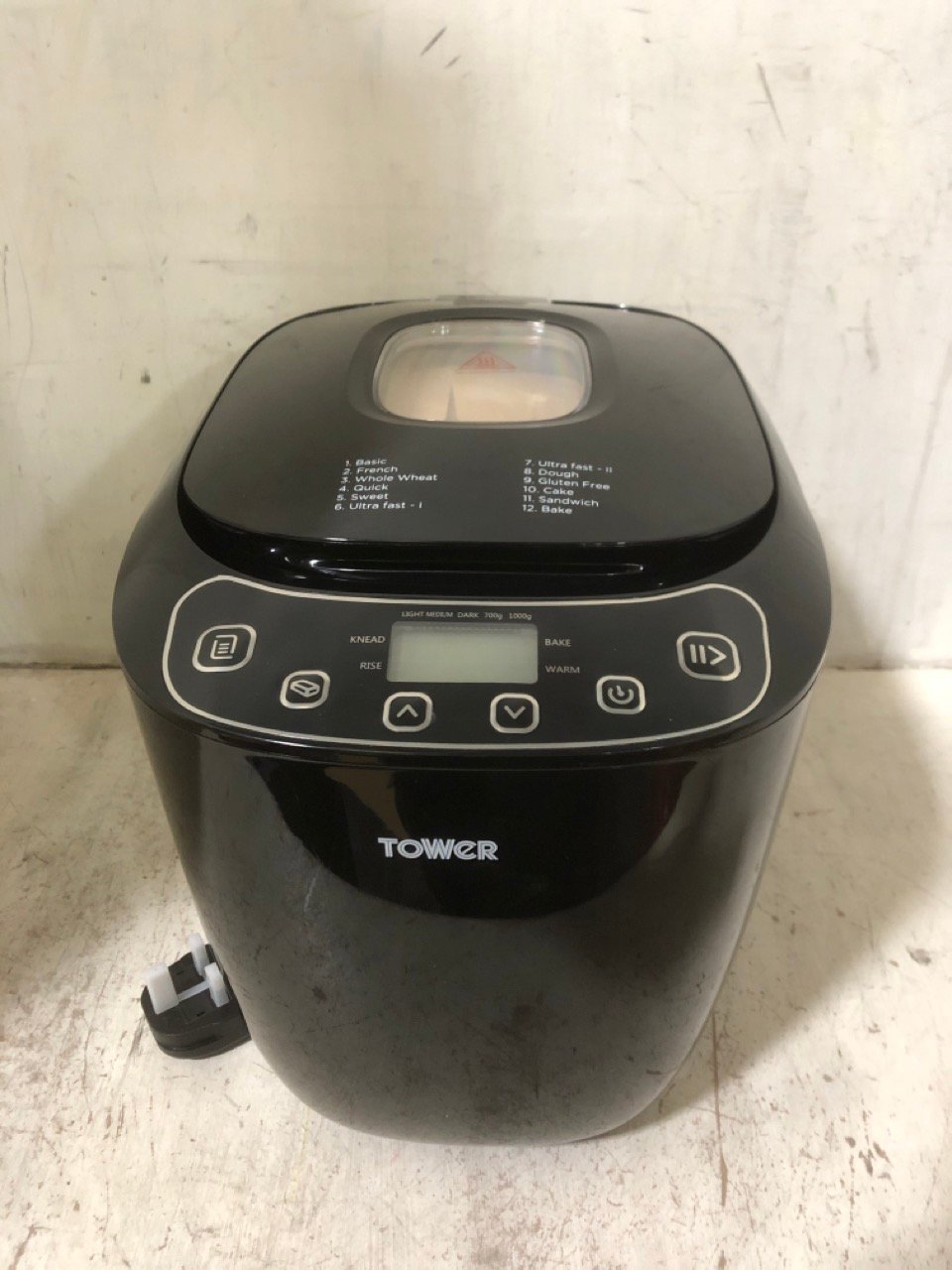 TOWER FAST BAKE 2LB DIGITAL BREAD MAKER