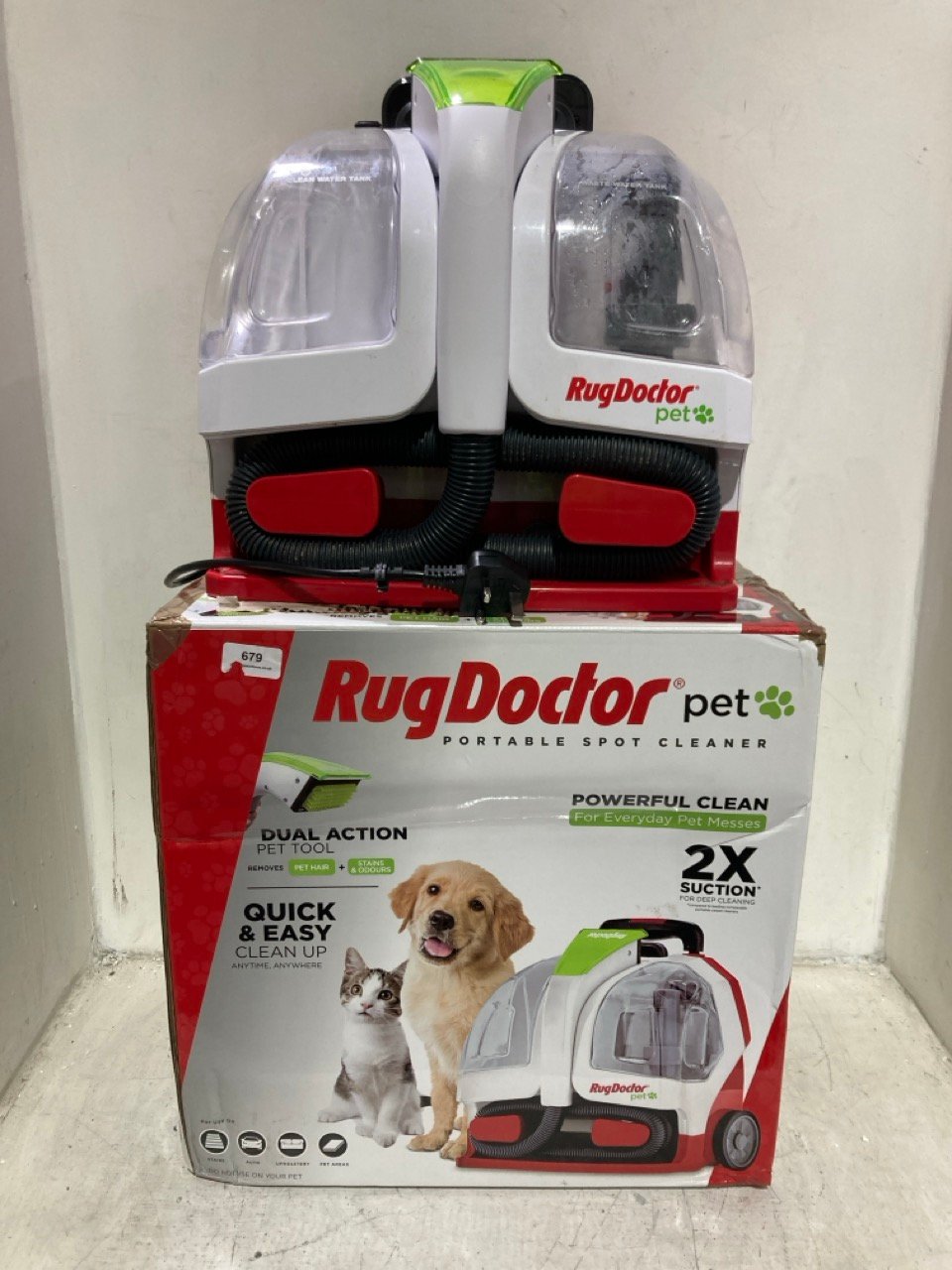 RUG DOCTOR PET PORTABLE SPOT CLEANER - RRP £125