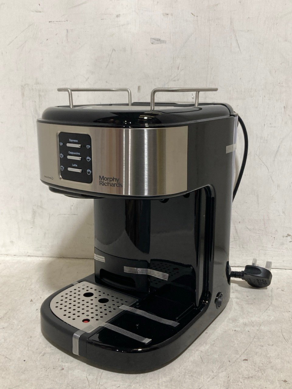 MORPHY RICHARDS TRADITIONAL PUMP ESPRESSO COFFEE MACHINE & AUTOMATIC MILK FROTHER 172023 - RRP £199