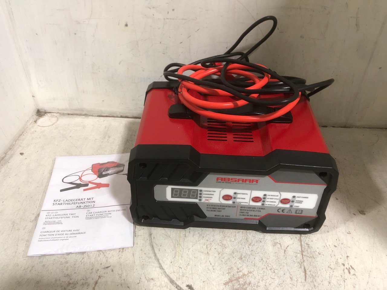 ABSAAR CAR JUMP STARTER BATTERY AB-JS012 - RRP £104