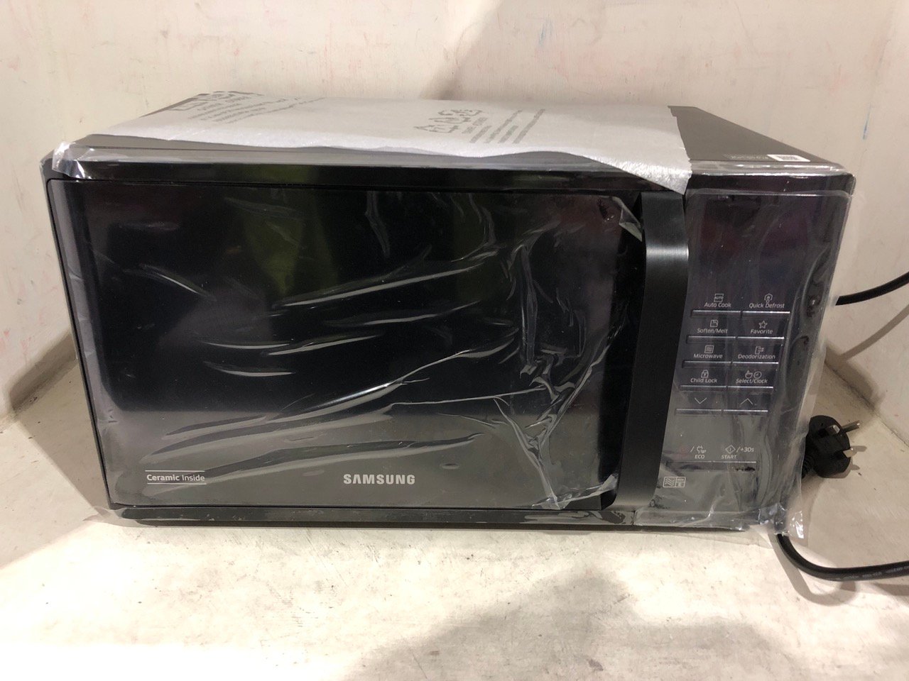 SAMSUNG 23L 800W SOLO MICROWAVE OVEN MS23K3513AK