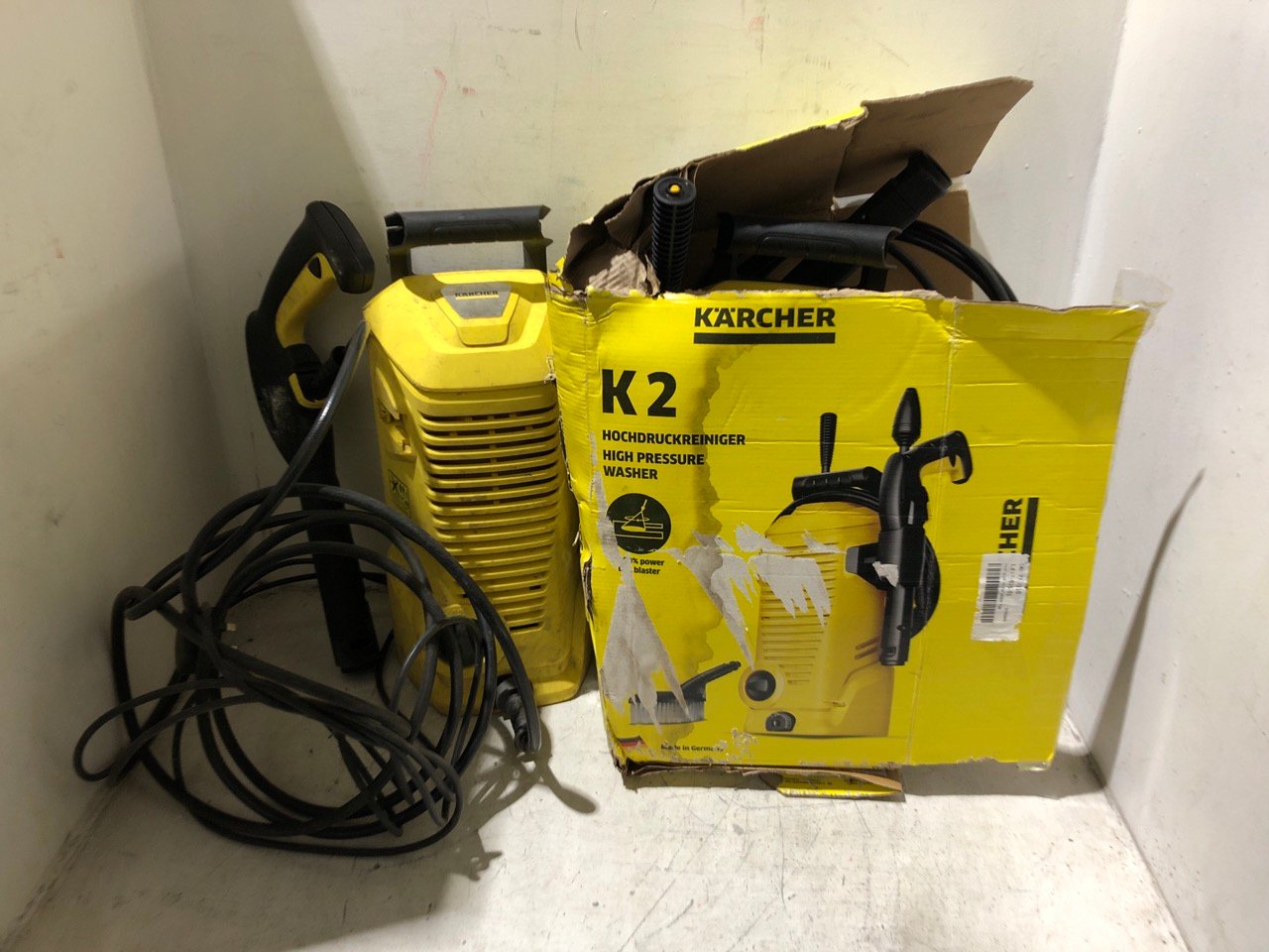 2 X KARCHER K2 HIGH PRESSURE WASHER 1.673-525.0