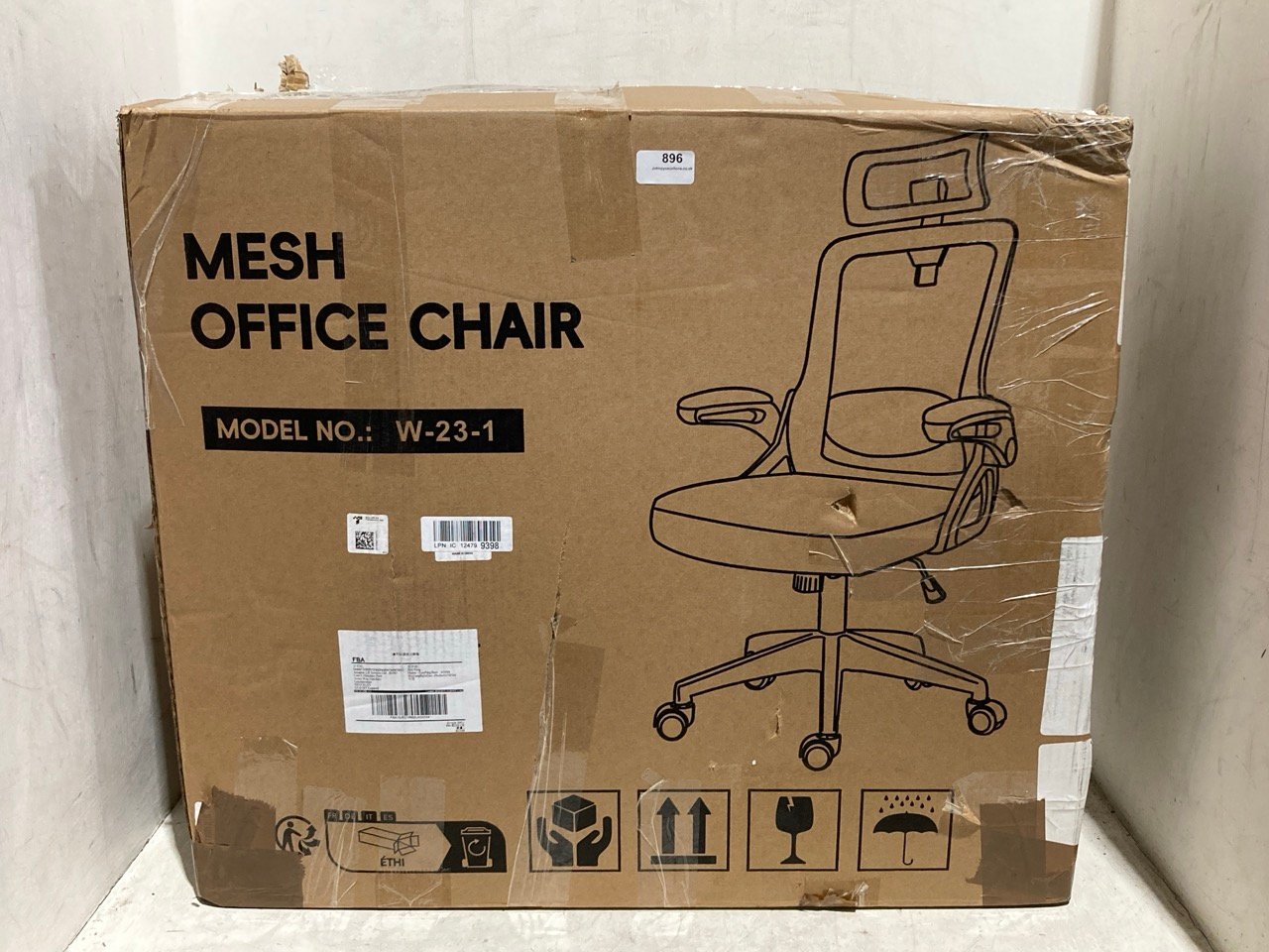 ERGONOMIC MESH SWIVEL OFFICE CHAIR W-23-1