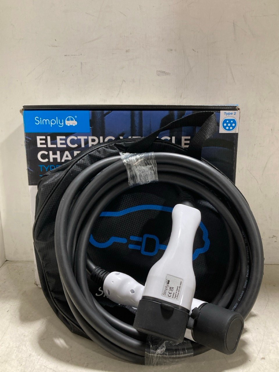 SIMPLY AUTO ELECTRIC VEHICLE FAST-CHARGING TYPE 2 CABLE - RRP £172