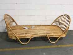 LA REDOUTE MALU VINTAGE RATTAN BED IN NATURAL - ITEM NO. GIB974 - RRP £699