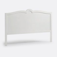 LA REDOUTE SYDIA LACQUERED DOUBLE (140CM) HEADBOARD IN WHITE - ITEM NO. GDL673 - RRP £125