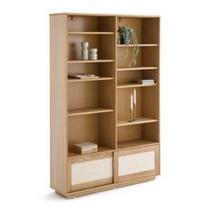 3 X ASSORTED LA REDOUTE FURNITURE TO INCLUDE SHELVING UNIT IN OAK