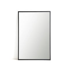 LA REDOUTE LENAIG 120 X 180CM XXL RECTANGLE METAL MIRROR IN BLACK - ITEM NO. GIT504 TO INCLUDE LA REDOUTE SQUARE MIRROR WITH FRAME IN GOLD