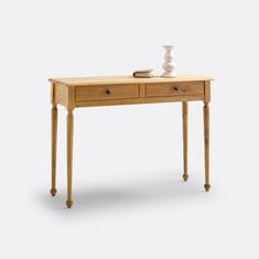 LA REDOUTE CONSOLE SOLID PINE 2 DRAWER SIDEOARD - ITEM NO. DLC168 - RRP £160