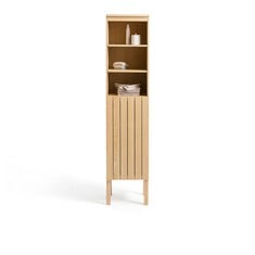 LA REDOUTE KOEN BATHROOM STORAGE COLUMN IN OAK EFFECT - ITEM NO. GOA125 - RRP £275