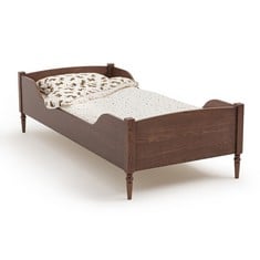 LA REDOUTE CLEA WALNUT CHILDS BED IN WALNUT COLOR STAIN - ITEM NO. GOB840 - RRP £525