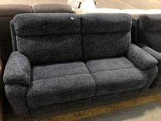 LA-Z-BOY WINCHESTER 3 SEATER STATIC SOFA IN HOPSACK MIDNIGHT FABRIC - RRP £1249