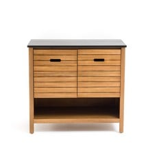 LA REDOUTE SATURNE ACACIA BATHROOM VANITY UNIT 90 X 50 CM - ITEM NO. GEB700 - RRP £399