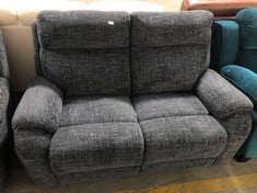 LA-Z-BOY WINCHESTER 2 SEATER STATIC SOFA IN HOPSACK MIDNIGHT FABRIC - RRP £949