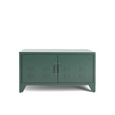 LA REDOUTE HIBA 2-DOOR METAL LOW SIDEBOARD IN WHITE - ITEM NO. GBP910 - RRP £145