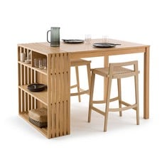 LA REDOUTE THEONIE WOODEN KITCHEN ISLAND IN NATURAL - ITEM NO. GMZ651 - RRP £825