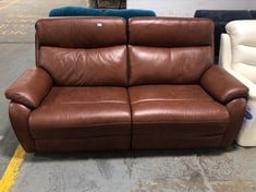 LA-Z-BOY KENDRA 3 SEATER POWER RECLINER SOFA IN DARWIN LEATHER - RRP £1879