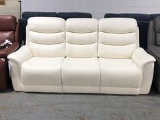 LA-Z-BOY SHERIDAN 3 SEATER STATIC SOFA IN TUTTI CLOUD LEATHER - RRP £1249