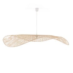 LA REDOUTE EZIA 130CM DIA OPENWORK BAMBOO CEILING LIGHT SHADE - ITEM NO. GKI189 - RRP £170