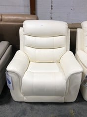 LA-Z-BOY SHERIDAN STATIC ARMCHAIR IN COTTON LEATHER - RRP £915