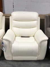 LA-Z-BOY SHERIDAN STATIC ARMCHAIR IN COTTON LEATHER - RRP £915