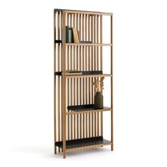 LA REDOUTE SHELVING IN OAK - ITEM NO. 12934 (BOX 1 OF 2 AND 2 OF 2)