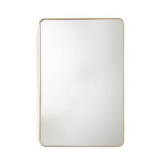 LA REDOUTE LODUS RECTANGULAR WALL MIRROR WITH METAL EDGE - RRP £148