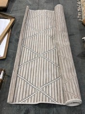 LA REDOUTE STITCH RUG IN CREAM/ALPACA BEIGE - ITEM NO. GIX815 - SIZE 200X290CM