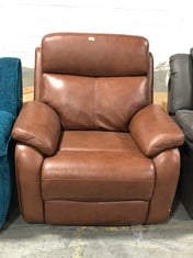 LA-Z-BOY KENDRA POWER RECLINER ARMCHAIR IN CHOCOLATE LEATHER - RRP £959