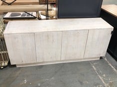 IOWA 4 DOOR SIDEBOARD IN WHITEWASH SIZE 1700X450X700MM