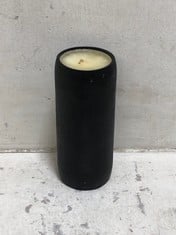 10 X STONE THE CROWS LARGE BLACK BAMBOO CANDLE - HEIGHT 20CM - TOTAL RRP £50