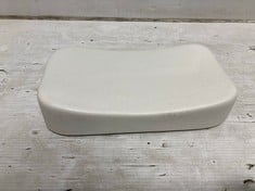 144 X STONE THE CROWS SMALL DISH - WHITE - LENGTH 22CM - TOTAL RRP £864