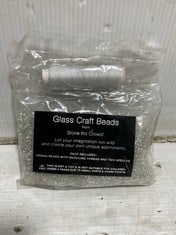 QTY OF ASSORTED STONE THE CROWS ITEM TO INCLUDE 108 X GLASS BEADS KIT