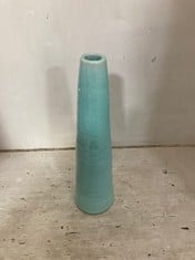 14 X STONE THE CROWS SMALL STEM VASE - LIGHT AQUA - TOTAL RRP £392