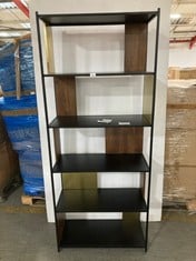 JOHN LEWIS SWOON BRUNEL WIDE SHELVING UNIT IN BROWN - RRP £799