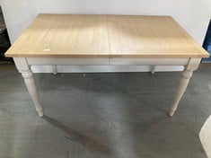 JOHN LEWIS WOODEN TABLE IN CREAM/OAK